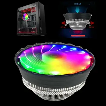 RGB המחשב מאוורר LED קירור אוויר 120 מ 