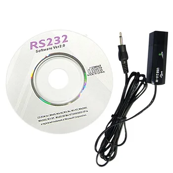 RS232 תקליטור תוכנה, כבל USB