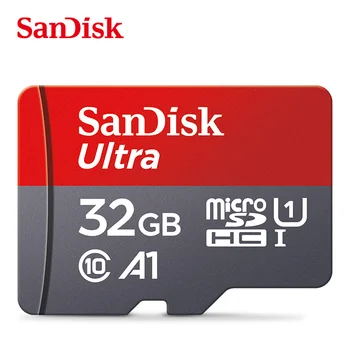 SanDisk 100% מקורי כרטיס הזיכרון 128GB 64GB 32GB A1 TF מיקרו SD כרטיס Class 10 UHS-1 כרטיס פלאש עבור Samrtphone/PC