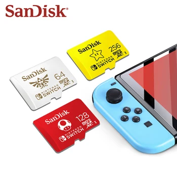 Sandisk Microsd נינטנדו להחליף כרטיס SD פלאש 128GB 256GB 400GB דה memoria TF כרטיסי זיכרון עבור המשחק כרטיס הרחבה