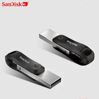 SanDisk USB חדש iXPand Flash Drive U דיסק OTG ברק מחבר USB3.0 מקל 256GB 128GB MFi עבור iPhone & iPad SDIX60N