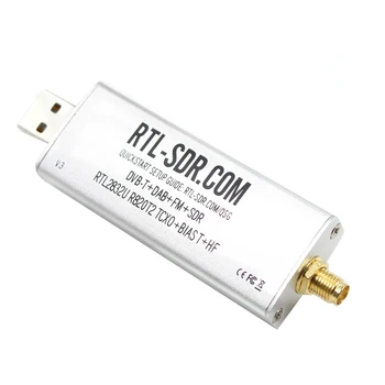 SDR V3 R820T2 RTL2832U 1PPM TCXO SMA RTLSDR מערכת תקשורת