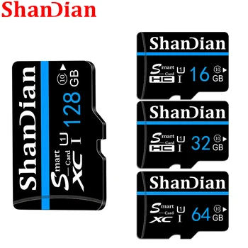 ShanDian זיכרון כרטיס חכם כרטיס sd 32gb class 10 32GB 64GB 16GB 8GB tf כרטיס Smartsd עט כונן זיכרון פלאש בדיסק עבור טלפון חכם