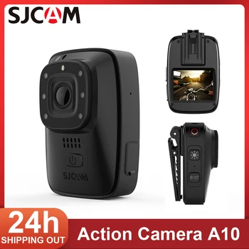 SJCAM A10 נייד גוף אכיפת חוק ייצוב מצלמה מנורת אינפרא אדום אבטחה ראיית לילה IP65 וידאו ספורט פעולה המצלמה