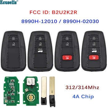 Smart Remote מפתח עבור טויוטה קורולה 312/314 MHZ 4א ' יפ FCC HYQ14FBN/B2U2K2R 8990H-12010 8990H-02030 231451-2000