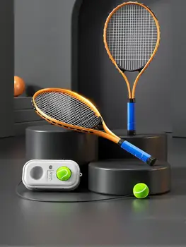 SND אלומיניום רקטת טניס מאמן יחיד להכות עם קו ריבאונד עצמית להכות האלים ילדים מתחילים לשחק טניס להגדיר