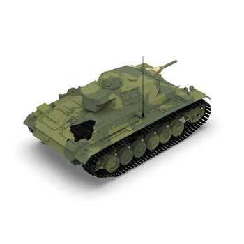 SSMODEL 144713 V1.7 1/144 3D מודפס שרף מודל הערכה PzKpfwIII טנק בינוני J