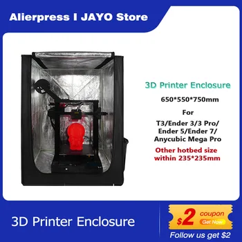 SUNLU מדפסת 3D מארז גדול בגודל 650*550*750mm לשמור פנימית זרימת חום טוב יותר את אפקט הדפסה על אנדר-3/3 P