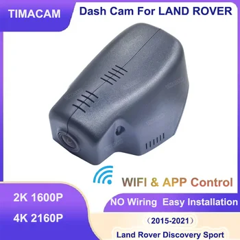 TIMACAM 2K Wifi DVR המכונית 4K 2160P Dash Cam מצלמת וידאו מקליט עבור לנד רובר דיסקברי ספורט 2015 - 2018 2019 2020 2021 2022