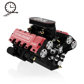 TOYAN מנוע V8 דגם צעצוע 3.5CCX8 יכול להתחיל כל מתכת DIY הרכבה מתאים RC שינוי מודל משחק מכונית צעצוע
