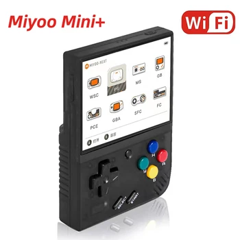 Trouvaille Miyoo מיני פלוס כף יד רטרו קונסולת משחק ניידת V2 מיני+ Wifi להורדה תמיכה Consolas דה Videojuegos Portatil