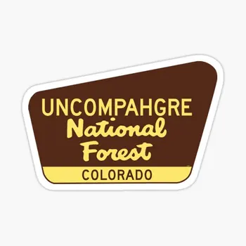 Uncompahgre היער הלאומי קולורדו Sig 5PCS מדבקות לרכב עבור מחשב נייד בחדר המכונית קיר מצויר חמוד רקע הדפסה מקרר אמנות