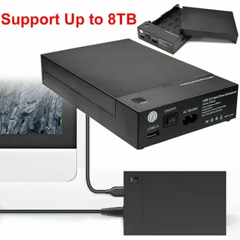 USB3.0 2.5/3.5 אינץ דיסק קשיח נייד תיבת שולחן העבודה מתחם HDD SATA טורית הדיסק הקשיח בסיס הביתה Appliance כלי חלק