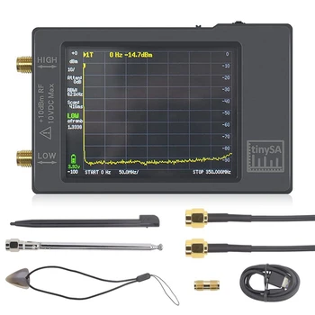 V0.3.1, 100-960Mhz, MF/HF/VHF UHF קלט ספקטרום אנלייזר ספקטרום אנלייזר ספקטרום אנלייזר-2.8 אינץ מסך מגע