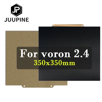 Voron 2 4 לבנות צלחת 350 פיי גיליון 350mm פיי מגנטית חלקה/מרקם מחמד דו צדדית עבור מדפסת 3D FYSETC Voron 2.4 חם במיטה