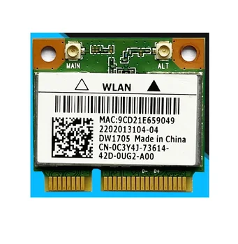 WIFI מודול Atheros QCWB335 802.11 B/g/n Bluetooth 4.0 חצי PCI-E כרטיס רשת אלחוטי של Dell, DW1705 CN-0C3Y4J