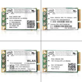 Wireless WiFi 4965AGN Mini PCI-E מתאם רשת ה WLAN-כרטיס 300Mbps מידע על DELL PRECISION M6300 M6400 M4400 N7260 N100 N2230 N105 N135