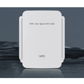 Wireless WiFi מהדר 1200Mbps Booster Extender טווח ארוך 2.4 GHz ו-5GHz אינטרנט אות מגבר רשת 5G מהדר