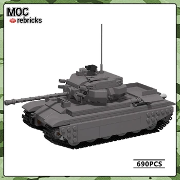 WW2 כלי-רכב צבאי סדרת Mk 3 טנק MOC בניין אוסף מומחים DIY מודל החינוך מקוריות לבנים צעצועים מתנה.