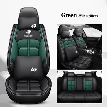 WZBWZX עור מושב המכונית כיסוי עבור לנד רובר כל הדגמים רובר טווח Evoque ספורט פרילנדר אביזרי רכב-רכב סטיילינג