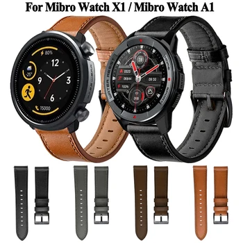 Xiaomi Mibro לצפות A1 X1 רצועת עור רצועת שעון Smartwatch ספורט החלפת צמיד אביזרים להקת שעון