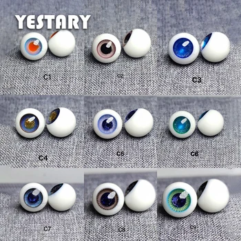 YESTARY BJD בובה אביזרים העיניים צעצועים 10MM Obitsu 11 DIY עבודת יד צבע העין 1/8 3D מטלטלין עין זכוכית BJD בובות עיניים