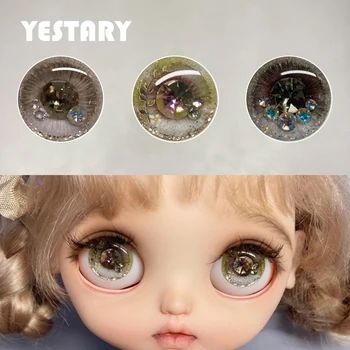 YESTARY BJD הבובה בליית אביזרים עיניים על צעצועי DIY צבע טיפה דבק חתיכת העין הנוצצת, בליית ' בובות עין צעצועים עבור בנות מתנות