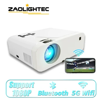 ZAOLIGHTEC S20 נייד WIFI מקרן מיני חכמה תמיכה 4K HD מקרן סרטים 100Inch גדול מסך LED מקרן Bluetooth