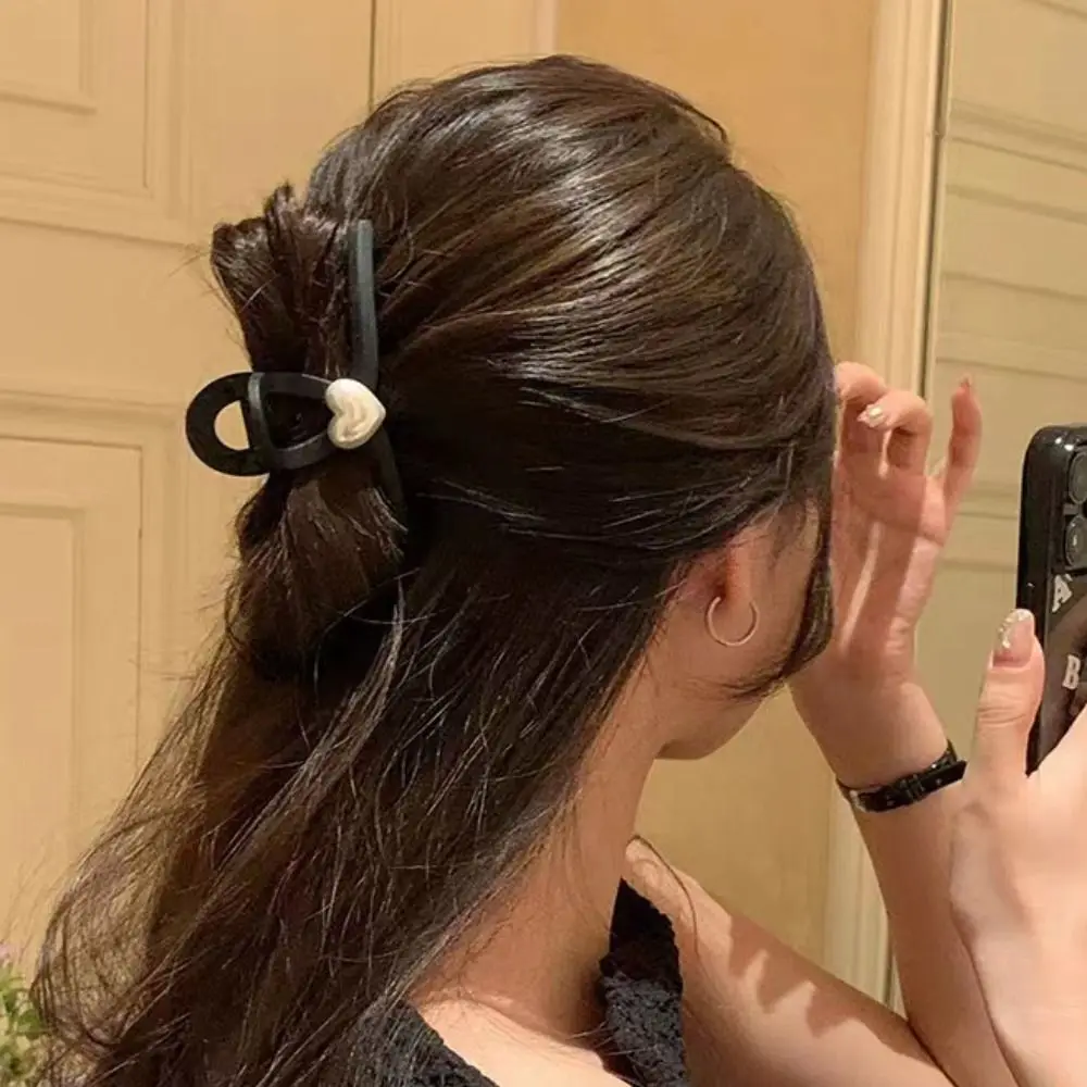 צרפתית ראש רטרו פשוט פנינה רחב ורצוף ציפוי שיער של נשים הצבת קוריאני סגנון השיער סרטן קליפ מתוק שיער ציפורן - 0