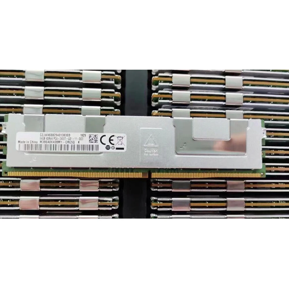 1 יח ' M386A8K40BM1-CRC5Q עבור Samsung RAM 64G 64GB 4DRX4 DDR4 2400 PC4-2400T זיכרון השרת מהירה באיכות גבוהה - 0