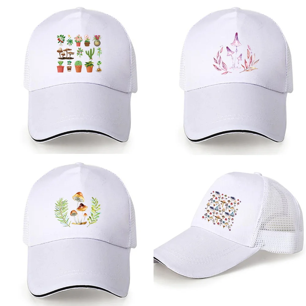 לנשימה רשת כובעי מתכוונן הגנה מפני UV Snapback כובע היפ הופ כובעי בייסבול שמש כובעי פטריות תבנית נשים גברים משאית קאפ - 0
