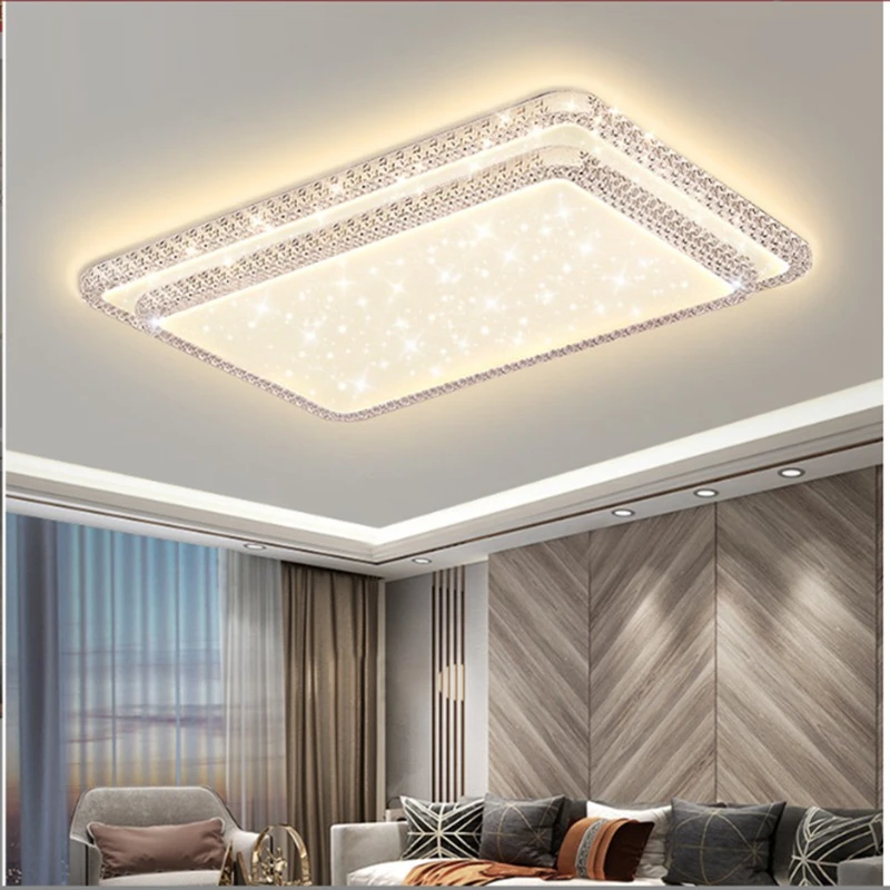 יוקרה חיקוי קריסטל בסלון תקרה מנורת LED מודרנית חדר שינה האוכל דן תליון אור פשוט עיצוב פנים מנורות - 0