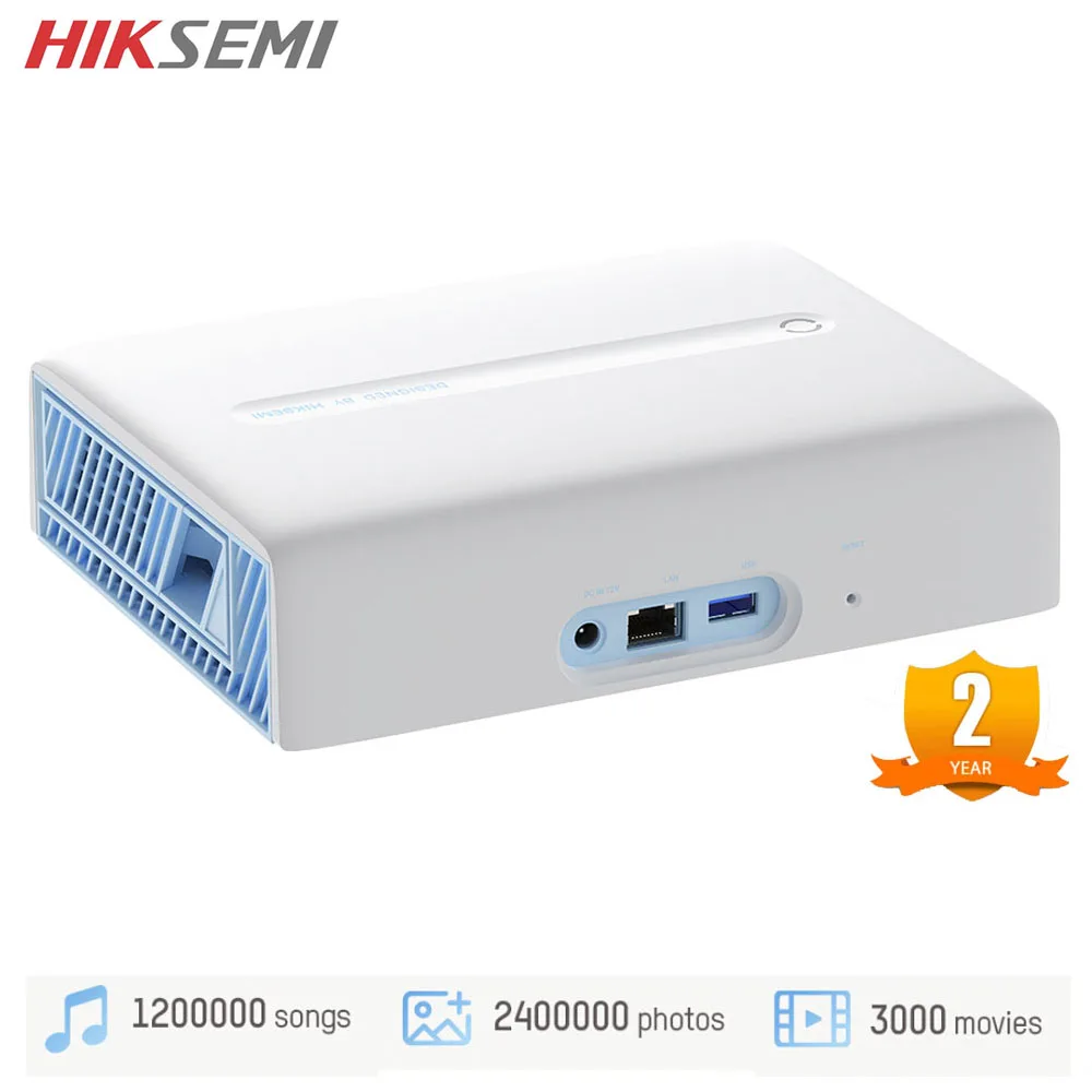 HIKSEMI NAS S1 פרטי אישי CloudNetwork מחובר התקן אחסון רשת אחסון דיסק קשיח נייד ברשת הביתה Nas(ללא דיסקים) - 0