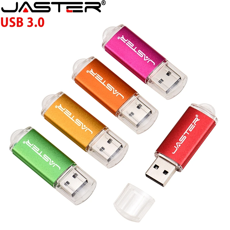 צבעוני מתכת Pendrive הבזק מסוג USB 3.0 השתלמות usb 3.0 כונן פלאש 8GB 16GB 32GB 128GB USB3.0 כונן עט להתאים אישית את הלוגו לחתונה - 0