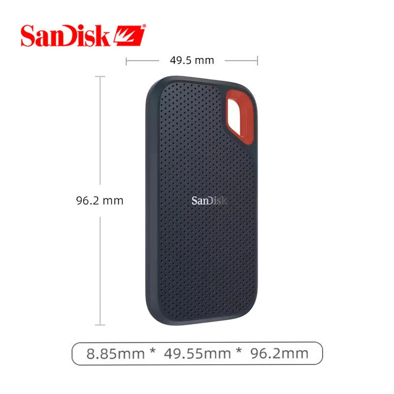 SanDisk מסוג-c נייד SSD 1TB 500GB 550M חיצוני קשיח SSD USB 3.1 HD כונן קשיח 250GB מצב מוצק דיסק על מחשב נייד - 0