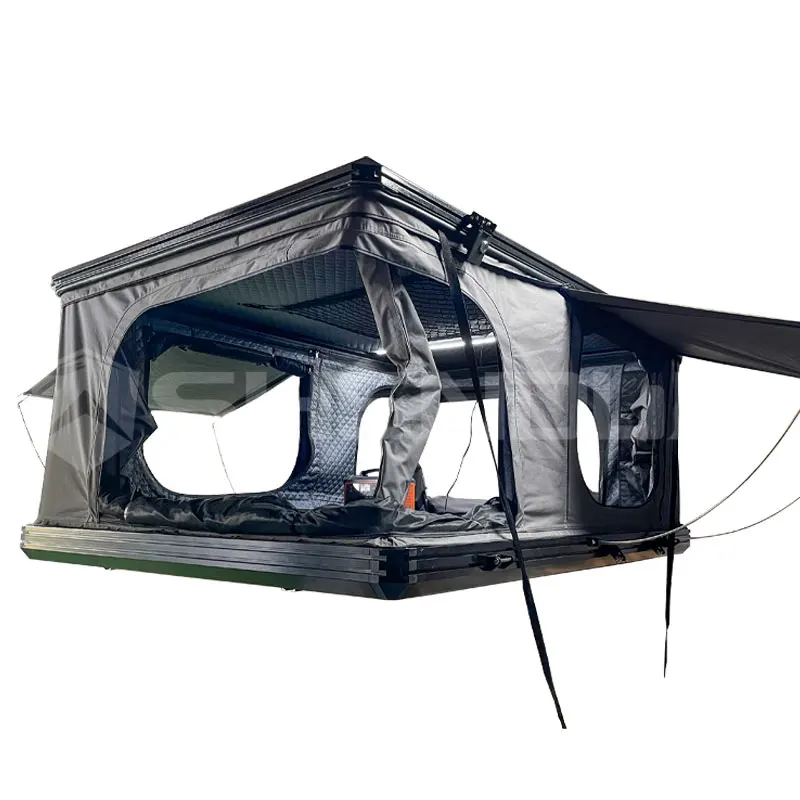 העיצוב החדש גג המכונית גג האוהל קשה מעטפת אלומיניום 1-2 אדם מתקפל לקמפינג הביתן casa de campaña 네이처하이크 텐트 - 0