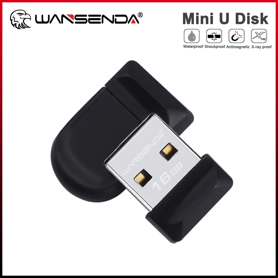 חם WANSENDA USB כונן הבזק USB 2.0 כונן עט 64GB 32GB 16GB מיני Pendrive 8GB 4GB מקל זכרון USB פלאש כונן - 0