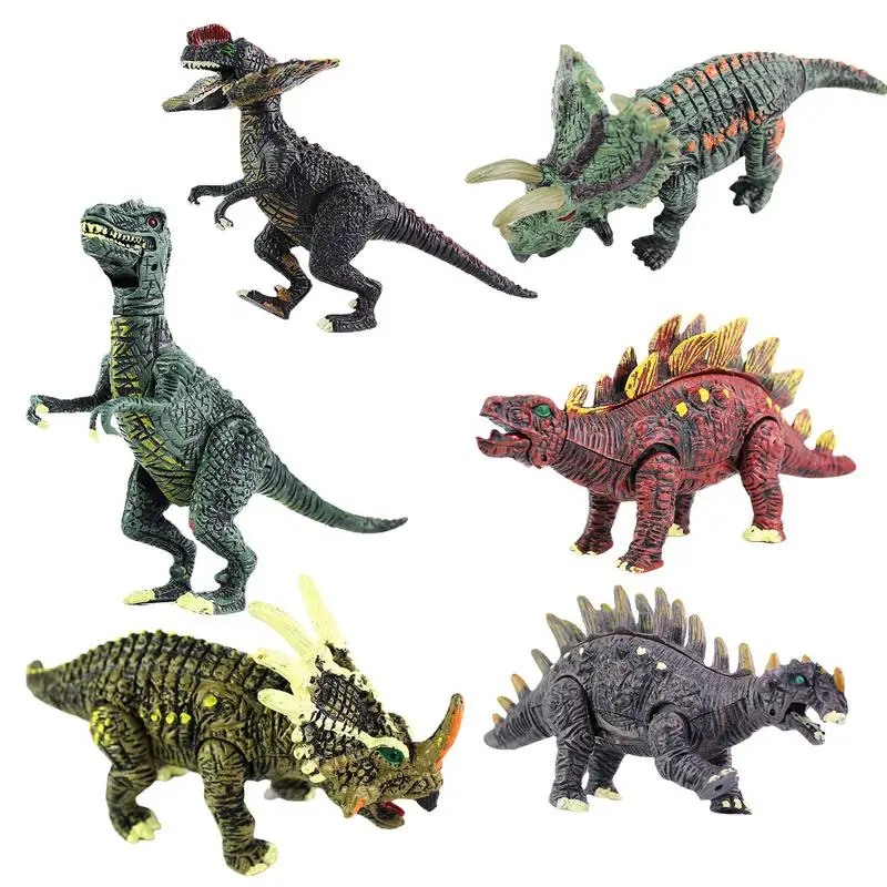 דינוזאור צעצועים לילדים עמיד הולוסירפטור חינוכי דינוזאור צעצועים מציאותי בטוח דינוזאור תינוק צעצועים עבור ילדים 5-7 שנים. - 0