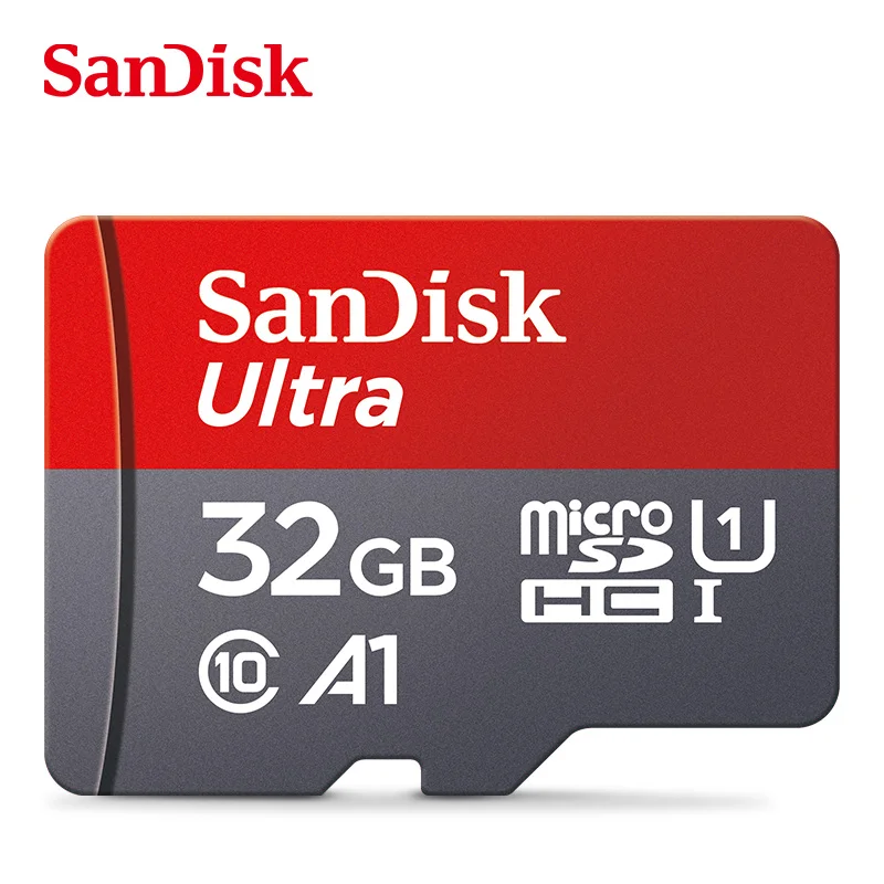 SanDisk 100% מקורי כרטיס הזיכרון 128GB 64GB 32GB A1 TF מיקרו SD כרטיס Class 10 UHS-1 כרטיס פלאש עבור Samrtphone/PC - 0