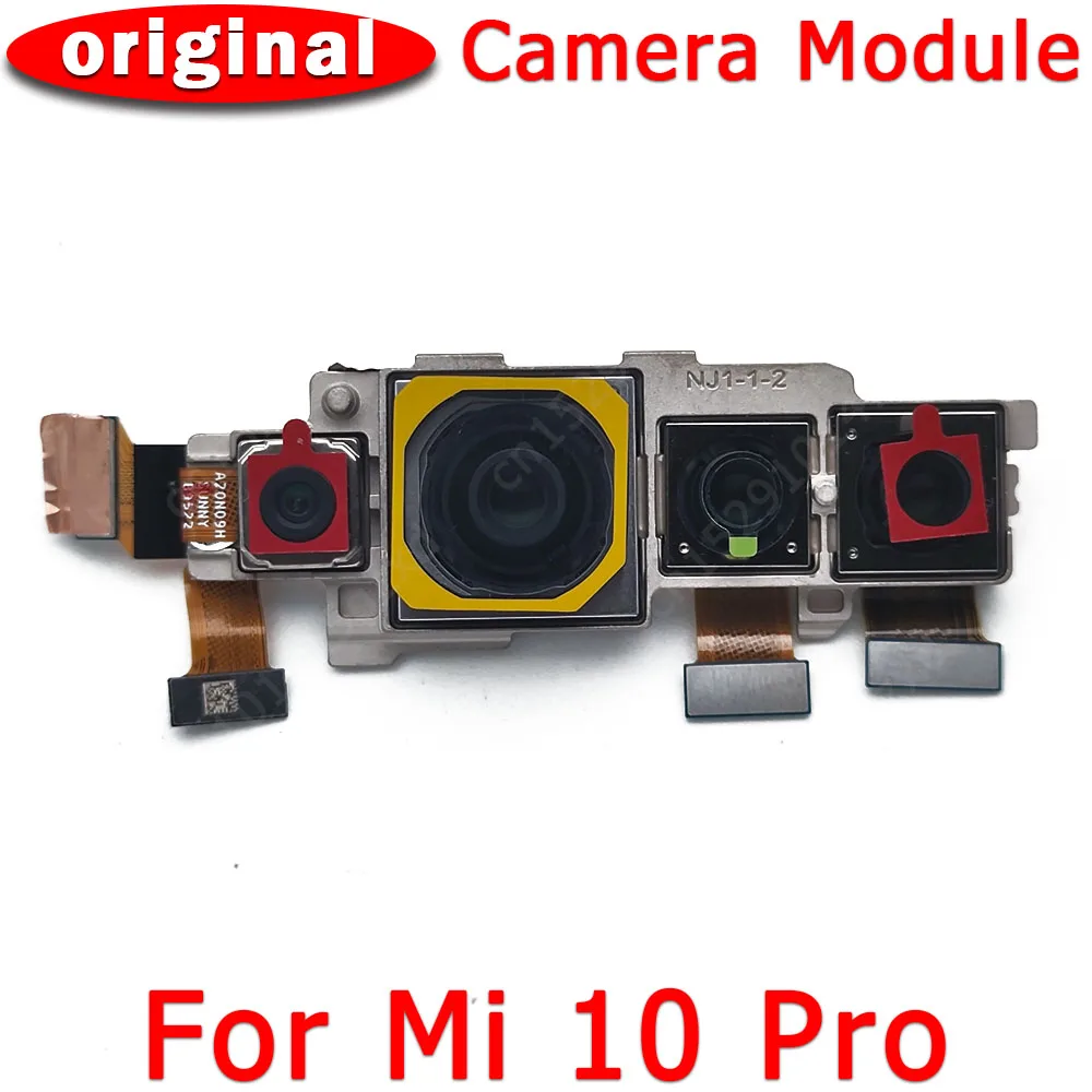 מקורי אחורי מצלמה אחורית עבור Xiaomi Mi 10 Pro Mi10 10Pro הראשי האחורי להציג מודול המצלמה להגמיש כבלים החלפת חלקי חילוף - 0