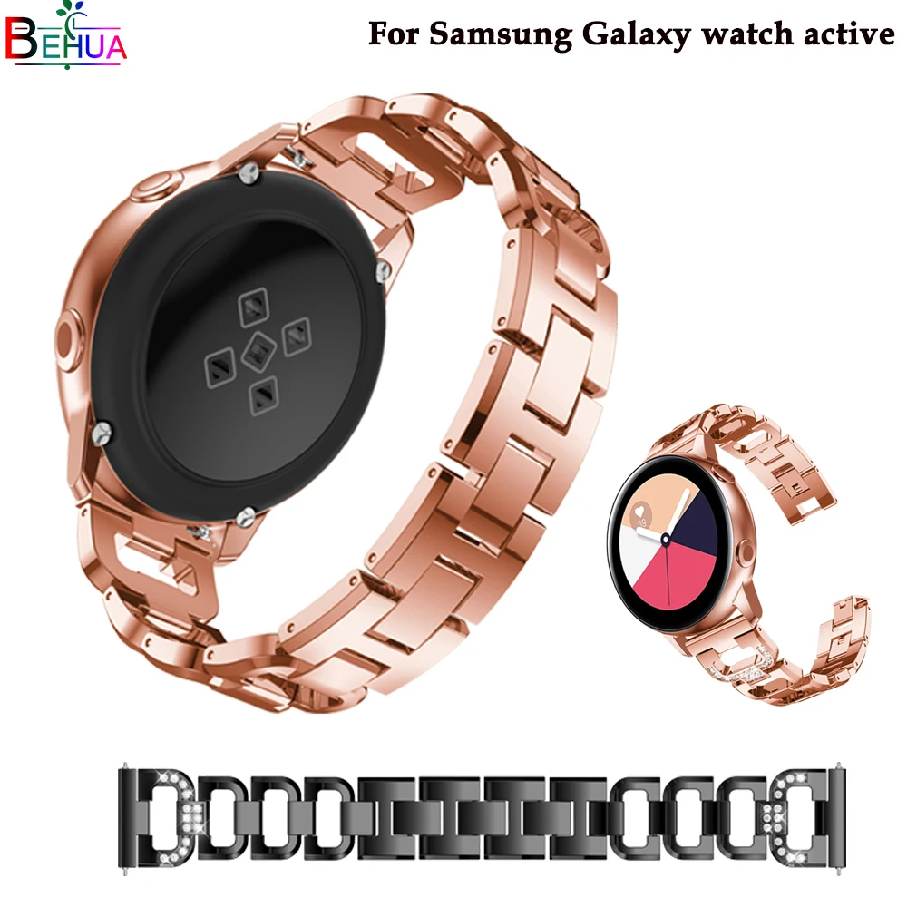 גברים/נשים / פלדת אל-חלד רצועת שעון עבור samsung Galaxy לצפות פעיל רצועה עבור Samsung Gear S2/גלקסית סמסונג 42mm צמיד 20mm - 0