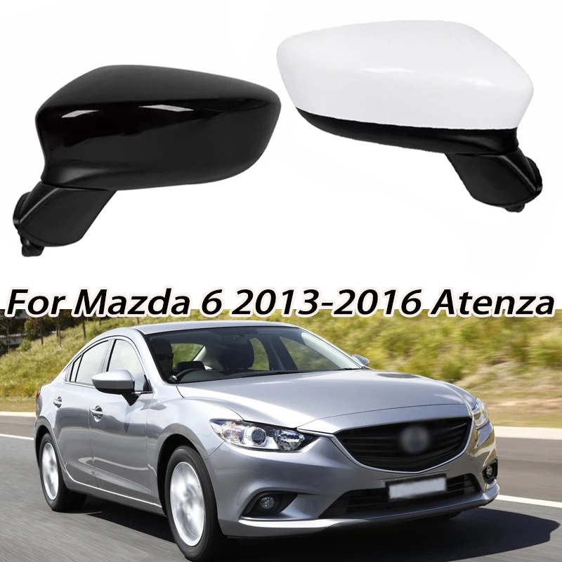 אביזרי רכב המראה Assemblys עבור מאזדה 6 2013 2014 2015 2016 Atenza רכב חשמליים מתקפלים חימום להפוך אות - 0