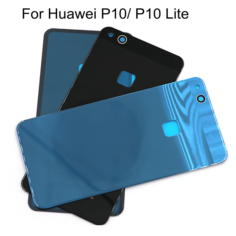5.2 אינץ ' עבור Huawei P10 לייט הסוללה כיסוי אחורי הדלת האחורית 3D לוח זכוכית דיור התיק עם דבק להחליף - 0