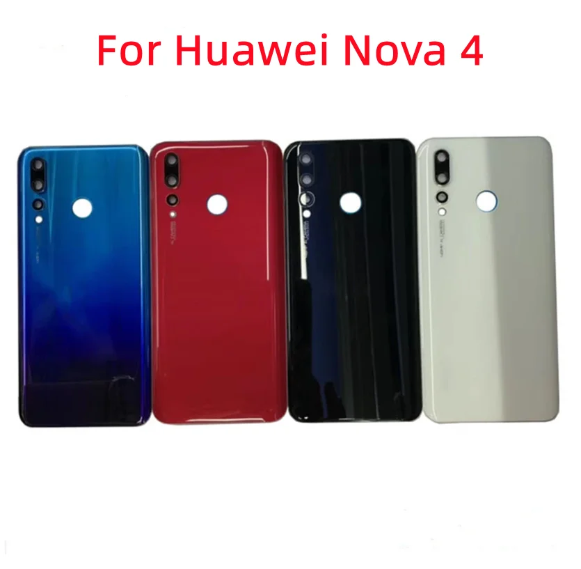 עבור Huawei נובה 4 חזרה הסוללה כיסוי פנל אחורי הדלת דיור מקרה חלקי תיקון עבור Huawei Nova4 הכיסוי האחורי. - 0