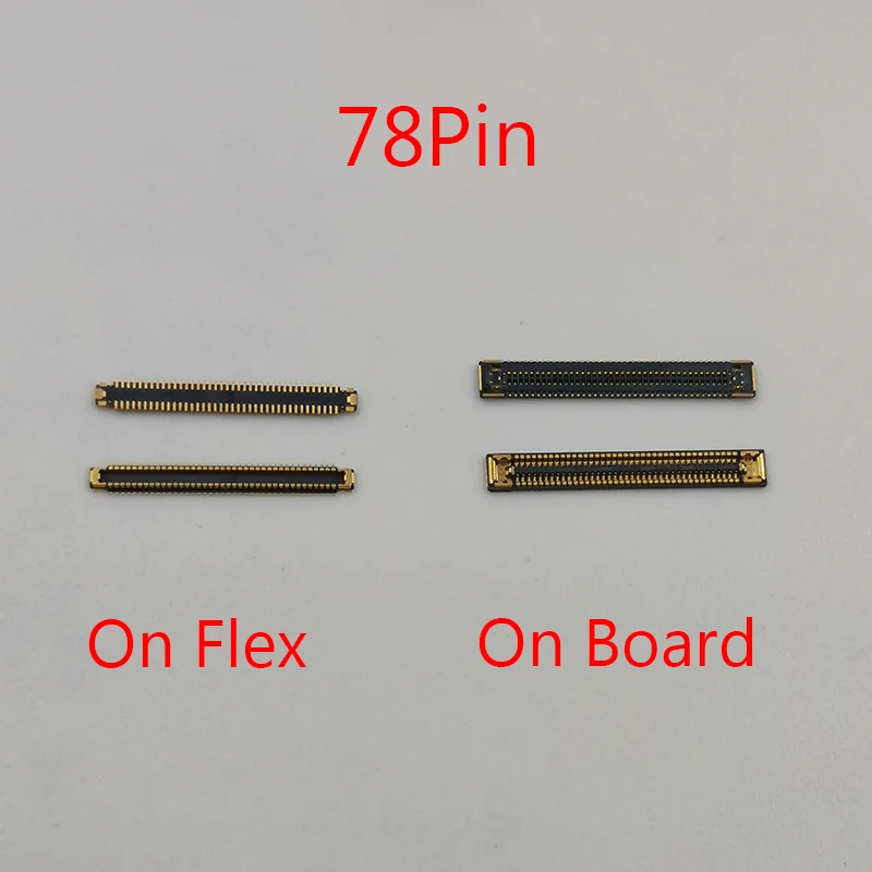 10PCS 78Pin מטען USB יציאת טעינה FPC מחבר עבור Samsung Galaxy A72 A725 A725F/DS SM-A725F A82 A826 A826B - 0