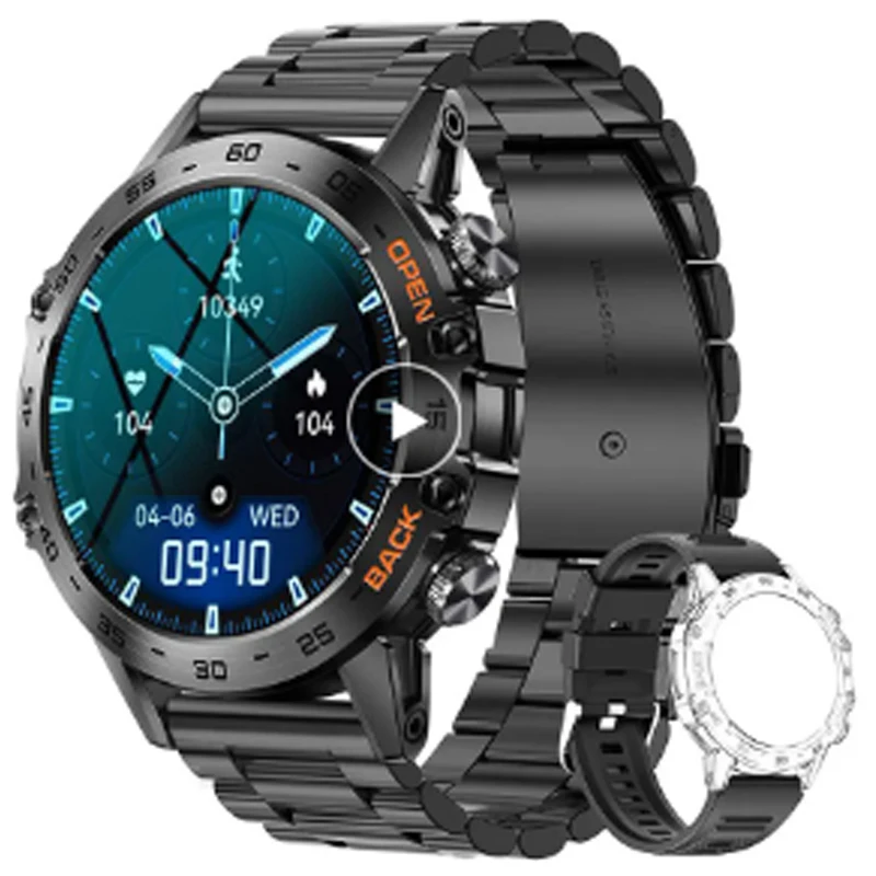 עבור Samsung Galaxy A90 5G/SM-A908/A9080 Meizu E3 1.39 אינץ מסך גדול שעון חכם גברים, נשים, 2023Health שעוני יד Smartwatch - 0