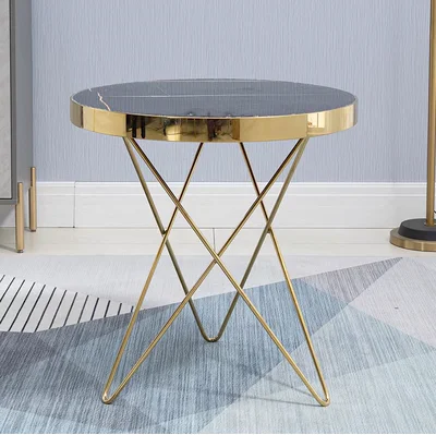 ספה, שולחן צד, שולחן קפה קטן, פשוט, שולחן צד, מיני שולחן, סקי נורדי מיני שולחן עגול - 0