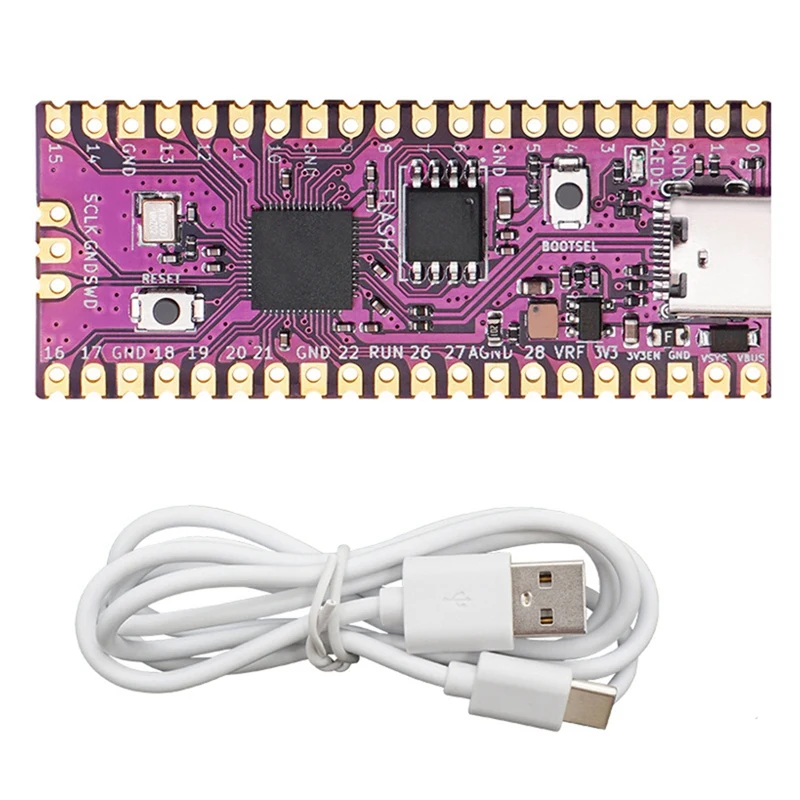 עבור פטל Picoboot לוח RP2040 Dual-Core Arm Cortex-M0+מעבד 264KB SRAM+16MB זיכרון פלאש פיתוח המנהלים. - 0