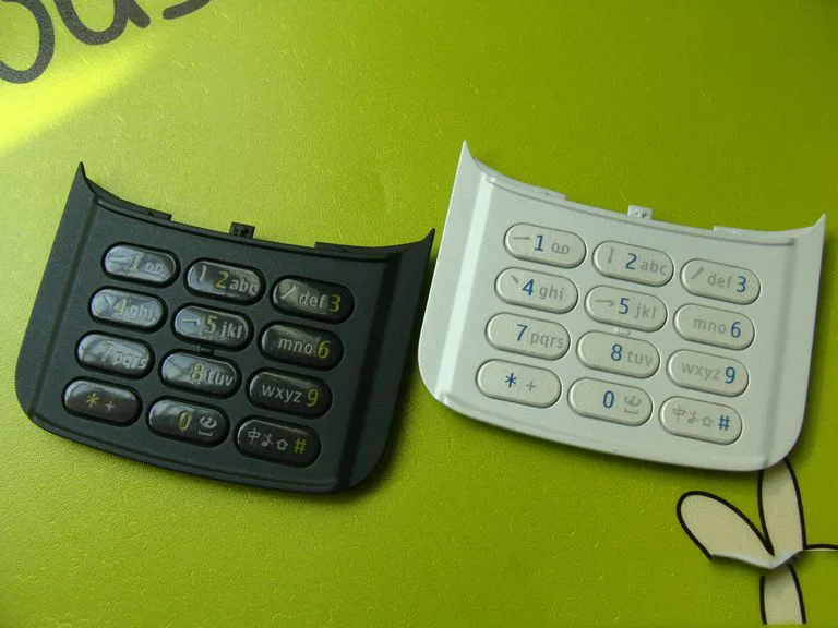 שחור/לבן חדש Ymitn טלפון נייד דיור לכסות מקרה מקשי מקלדות עבור Nokia N86 משלוח חינם - 0