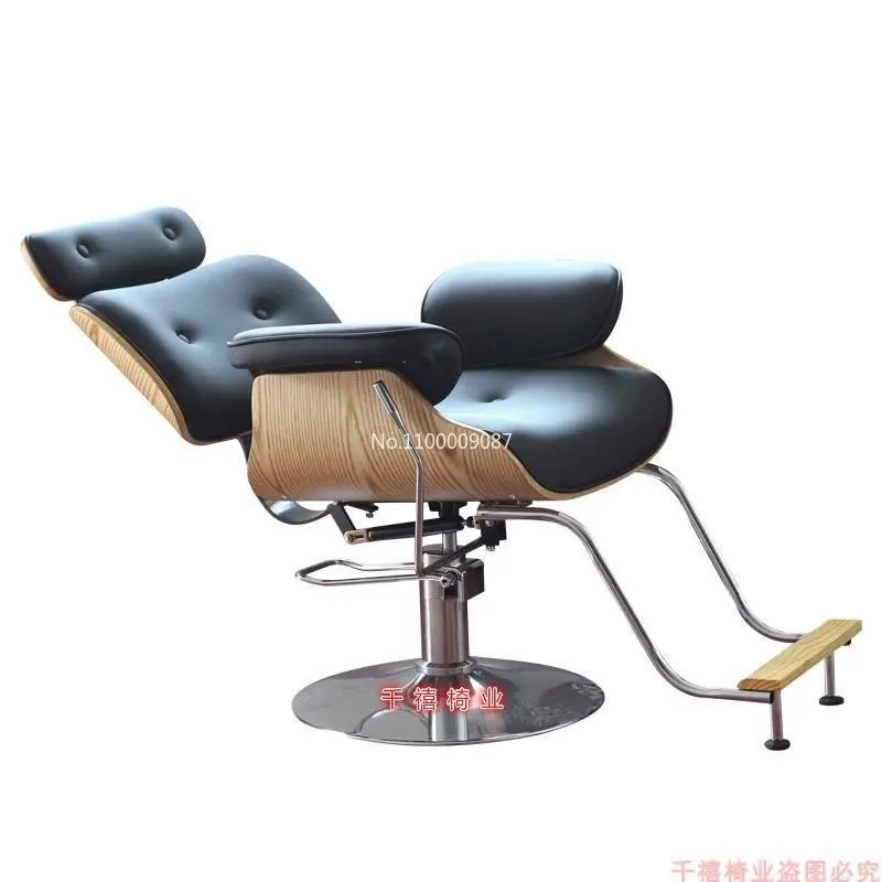 מודרני מינימליסטי מקופל נטו אדום שיער סלון מיוחד liftable הכסא sillas de peluquería парикмахерское кресло - 0